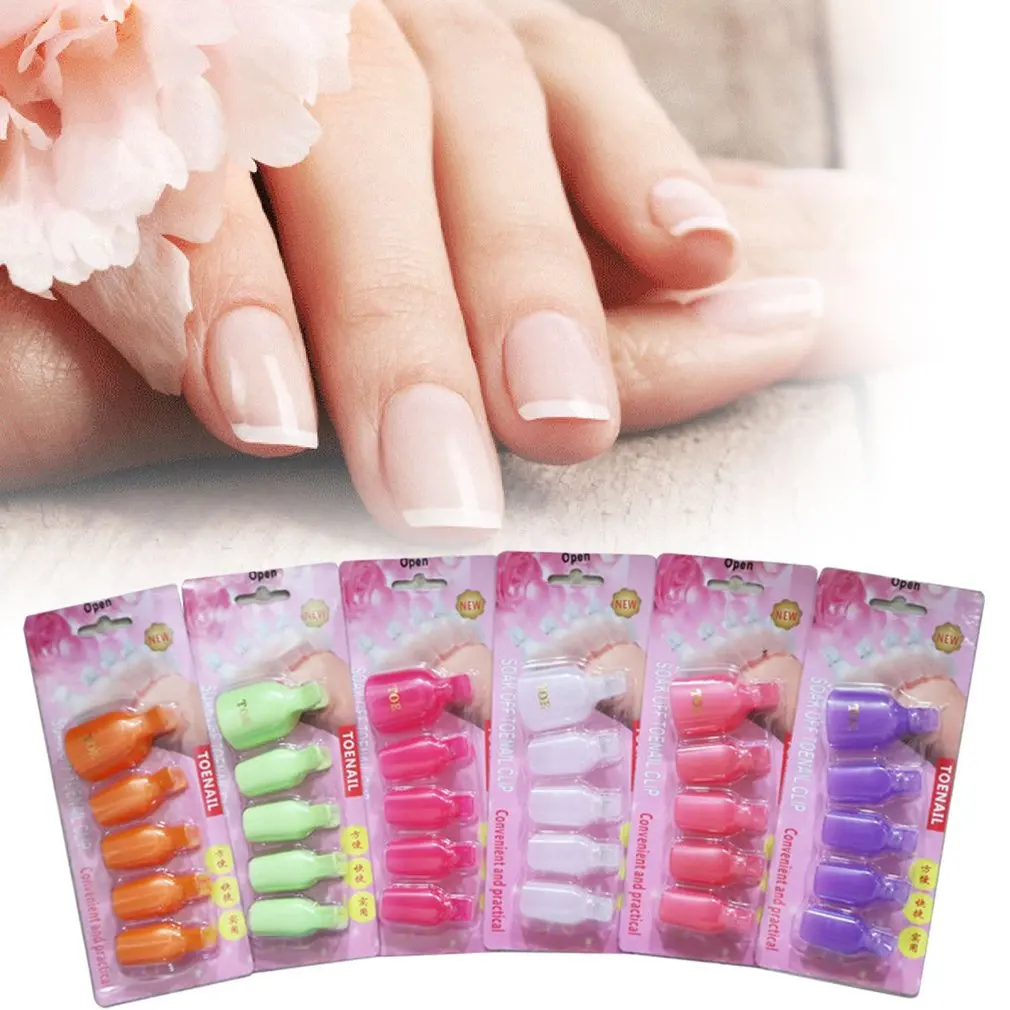 5 шт./компл. щипчики для ногтей искусство впитывающийся клип Кепки средство