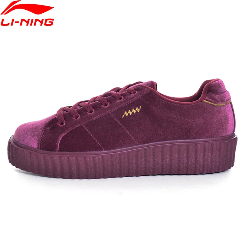 Женские кроссовки Li Ning в уличном стиле мягкая удобная спортивная обувь для