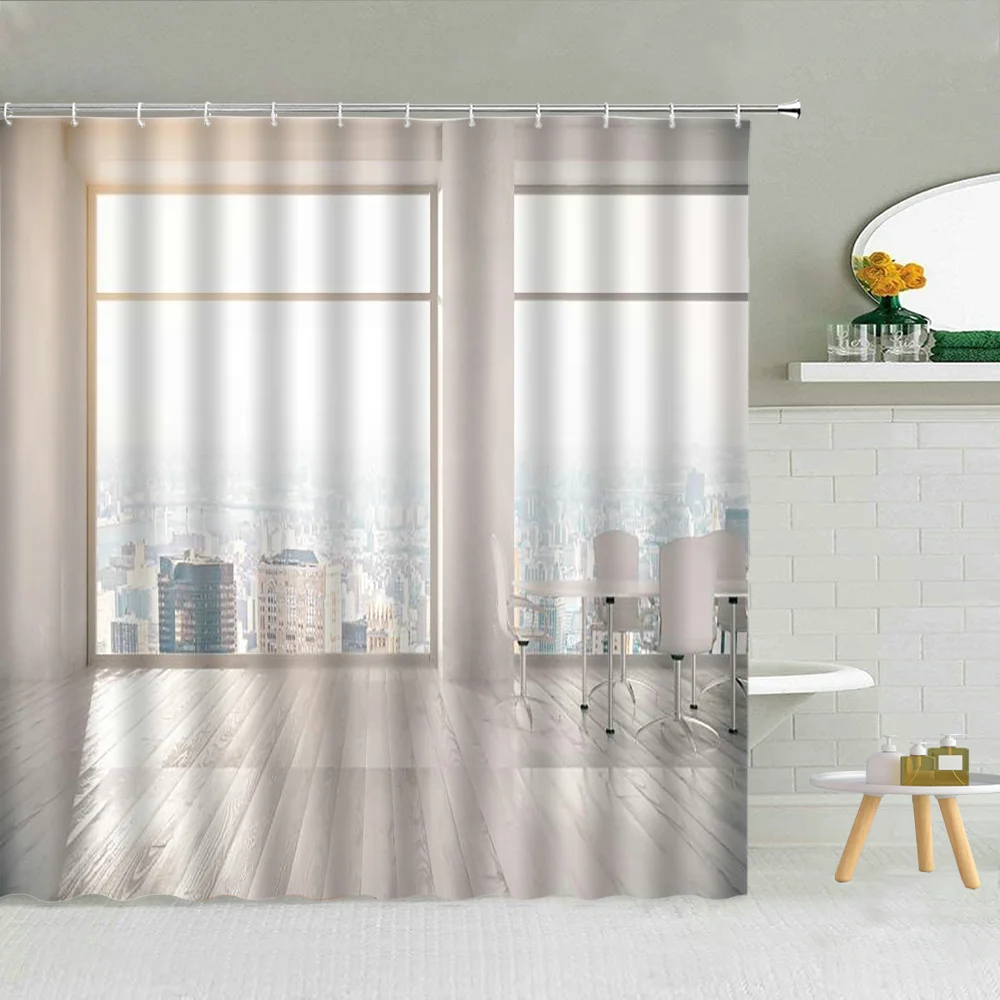 Интерьер домашний узор занавеска для душа Ретро Карта мира парусник книжные