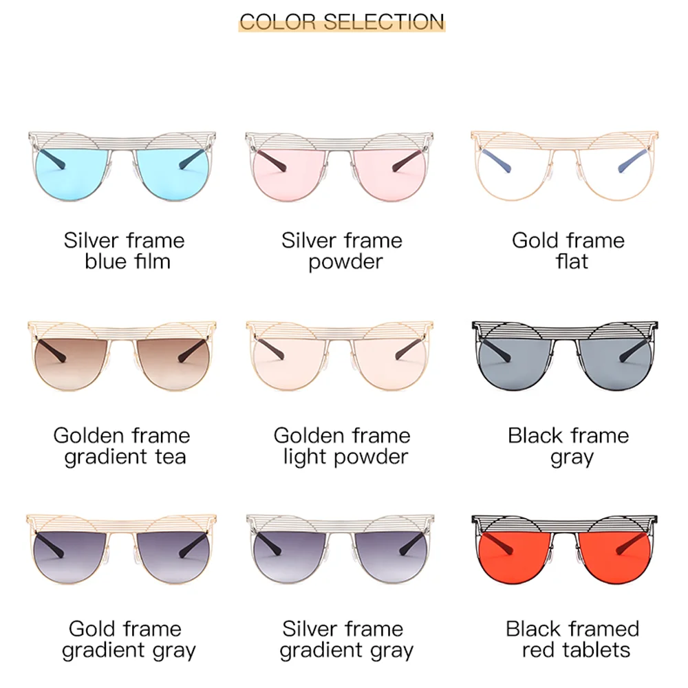 

Vintage Fashion Round Steampunk Sunglasses Men Women Personality Hollow Out Hip Hop Punk Sun Glassses Ocean Lens Shades Oculos