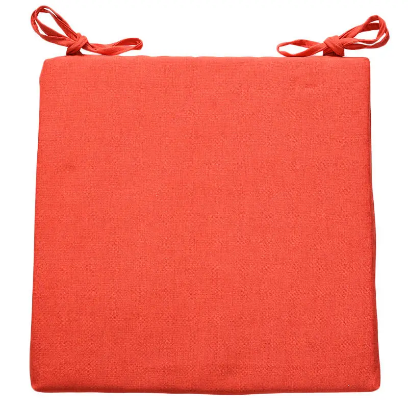 Orange red 38x38 см/43x43 см плед Подушка для стула Коврик Для Медитации Подушка коврик подушка для сиденья Coussin украшение для дома и офиса диван - Цвет: Orange red