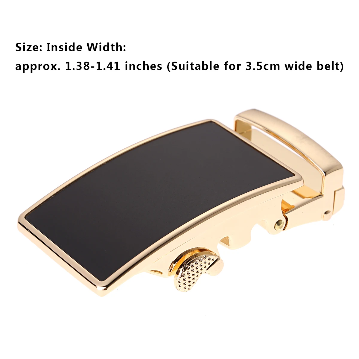 Мужская классическая защелкивающаяся пряжка для ремня 35 мм из цельного