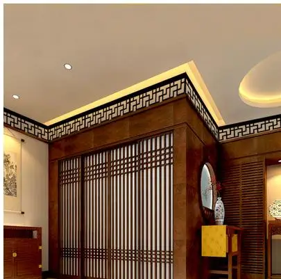 Потолочные Угловые линии талии акриловые зеркальные настенные наклейки