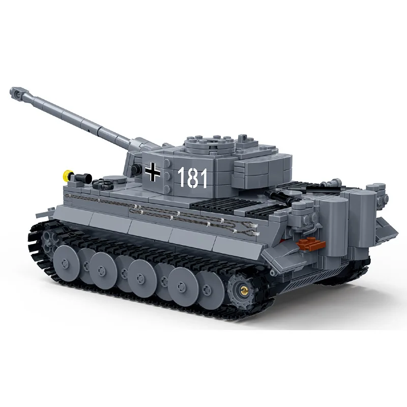 Кирпичи для сборки немецкого танка времен Второй мировой войны 1010 шт. 1:28 тяжелый