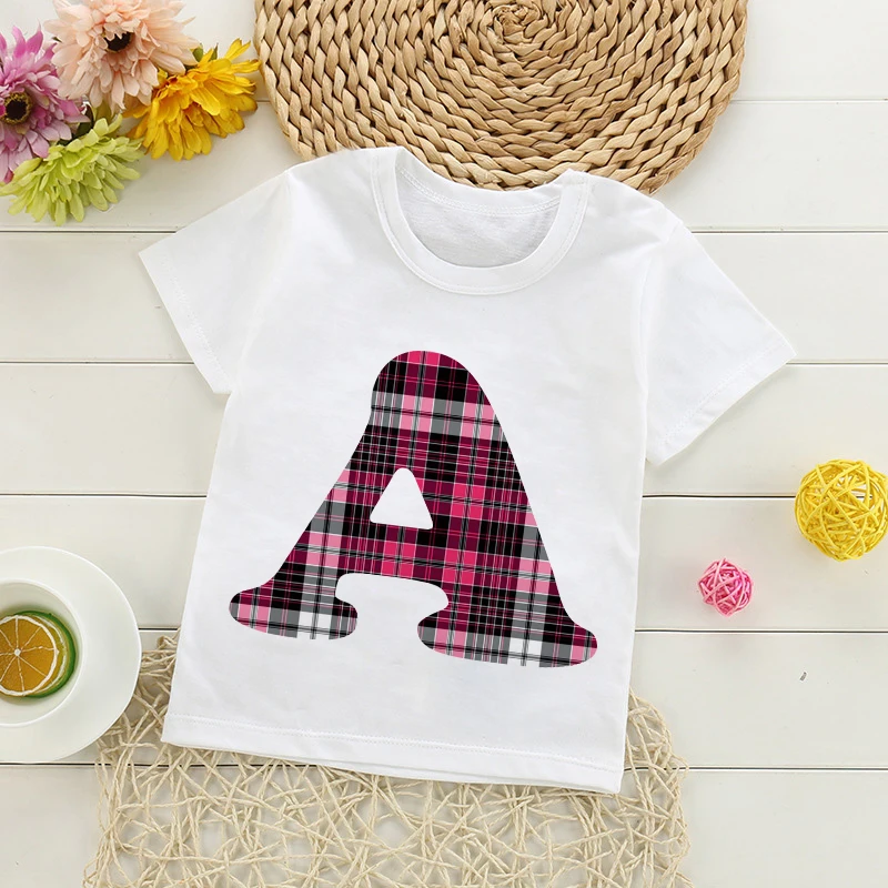 Футболка Летняя унисекс с надписью Алфавит круглым вырезом