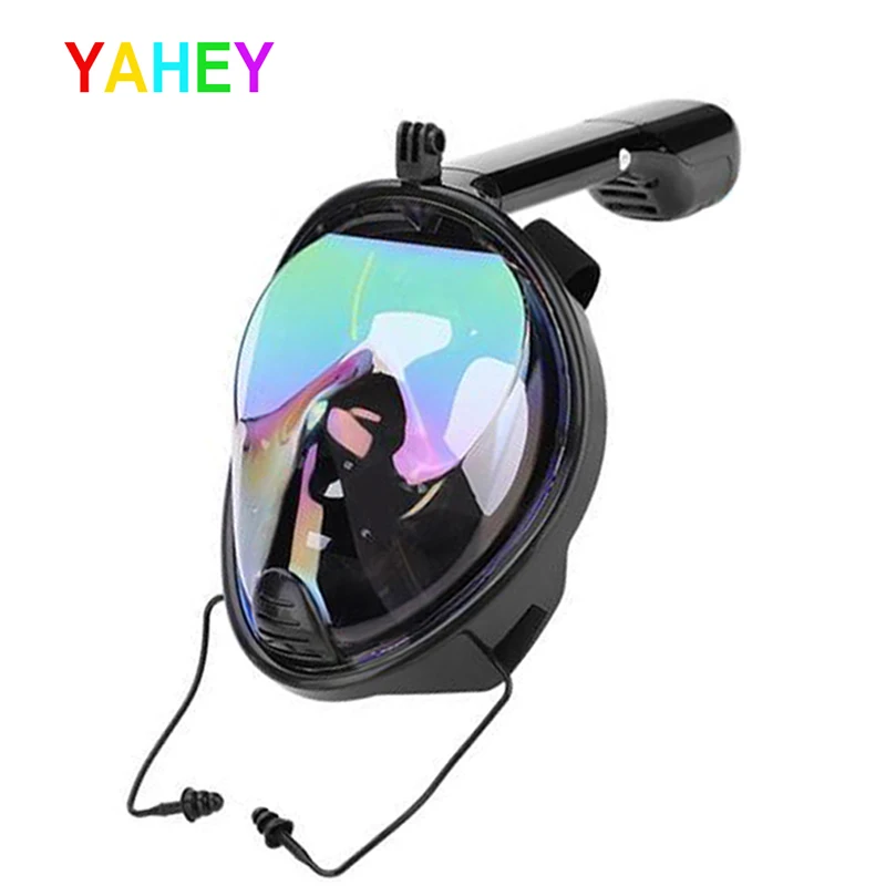 swim mask YaHey маска для подводного плавания, плавательная маска, защитить ваши уши водолазное снаряжение, Подводное плавание с аквалангом для GoPro - Цвет: swim mask