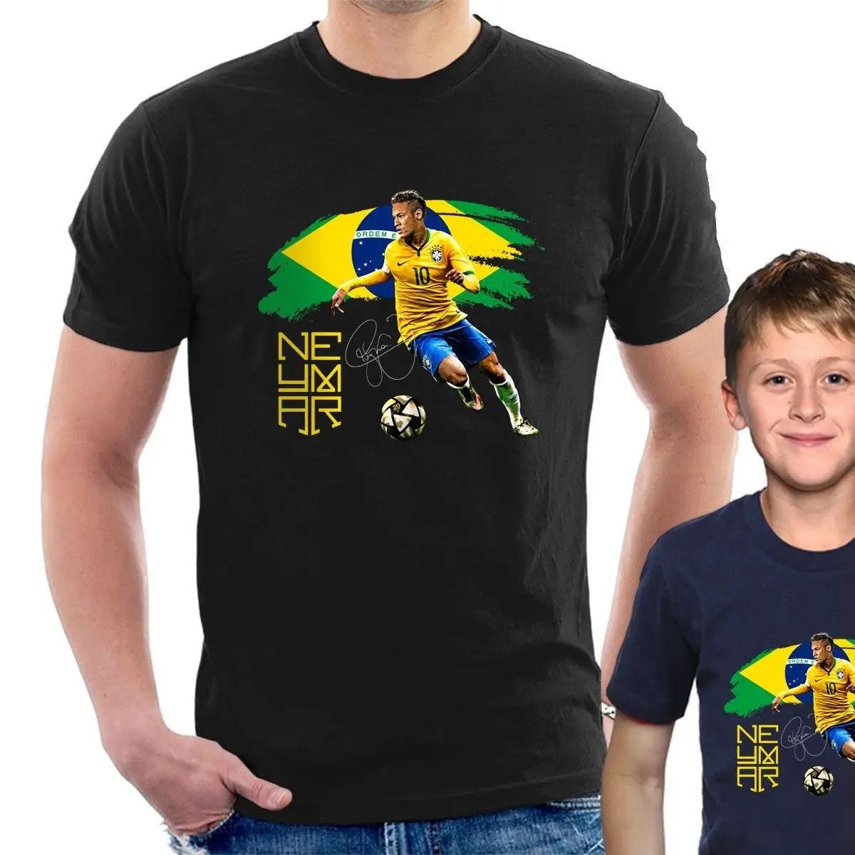NEYMAR JR BRASIL футболка Бразилия евро MUNDIAL футбол крутая Повседневная pride Футболка