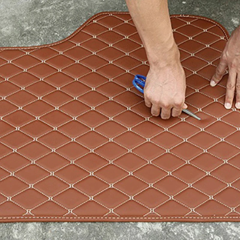

KADULEE leather car trunk mats for Mercedes Benz B class B200 B180 2020 years custom cargo liner