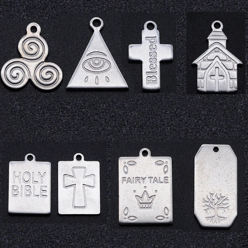 

5pcs/lot 100% Stainless Steel Horus EYE DIY Charm Pendant Wholesale Never Tarnish Accept OEM Order Bracelet Making Charms