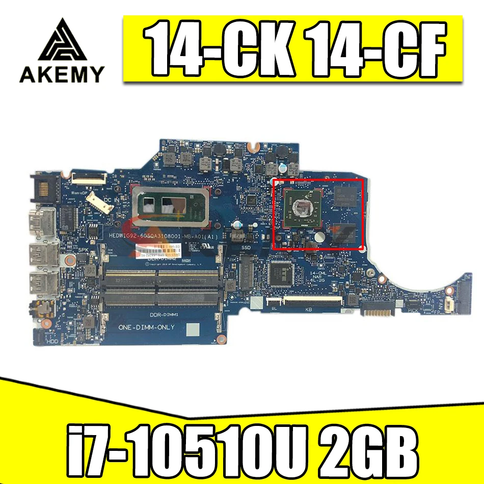

Материнская плата для ноутбука HP 14-CK 14-CF 14-CR 14S-CF 14S-CR 240 G7 6050A3108001