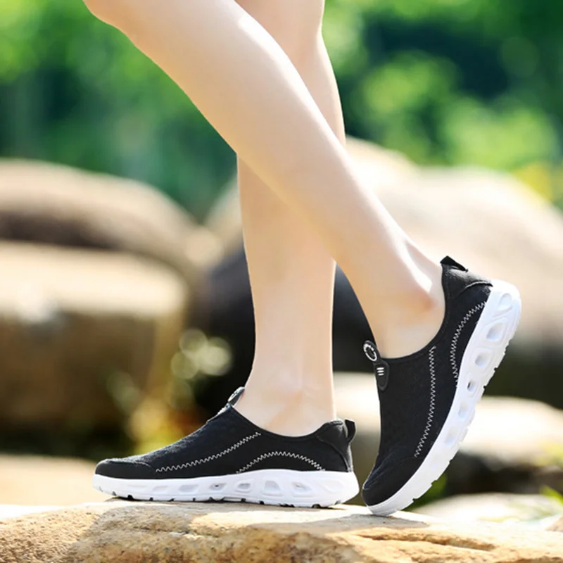 

Women Men Walking Shoes Sneakers Mesh Breathable Anti-slip Casual for Outdoor Sport ALS88