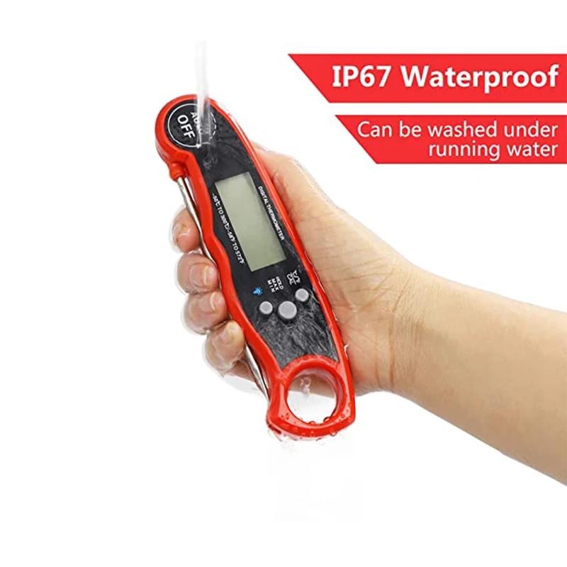 

Waterproof Digital Thermometer Food Baking Digital Display Kitchen Thermometer Meat Water Milk Cooking BBQ Electronic Probe