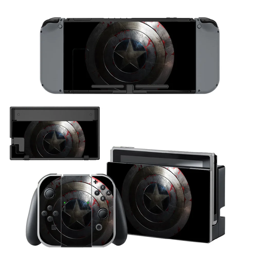 Мстители, супер герой, rend Switch Skins, наклейка nintendo switch для консоли nintendo Switch Joy-con, контроллер