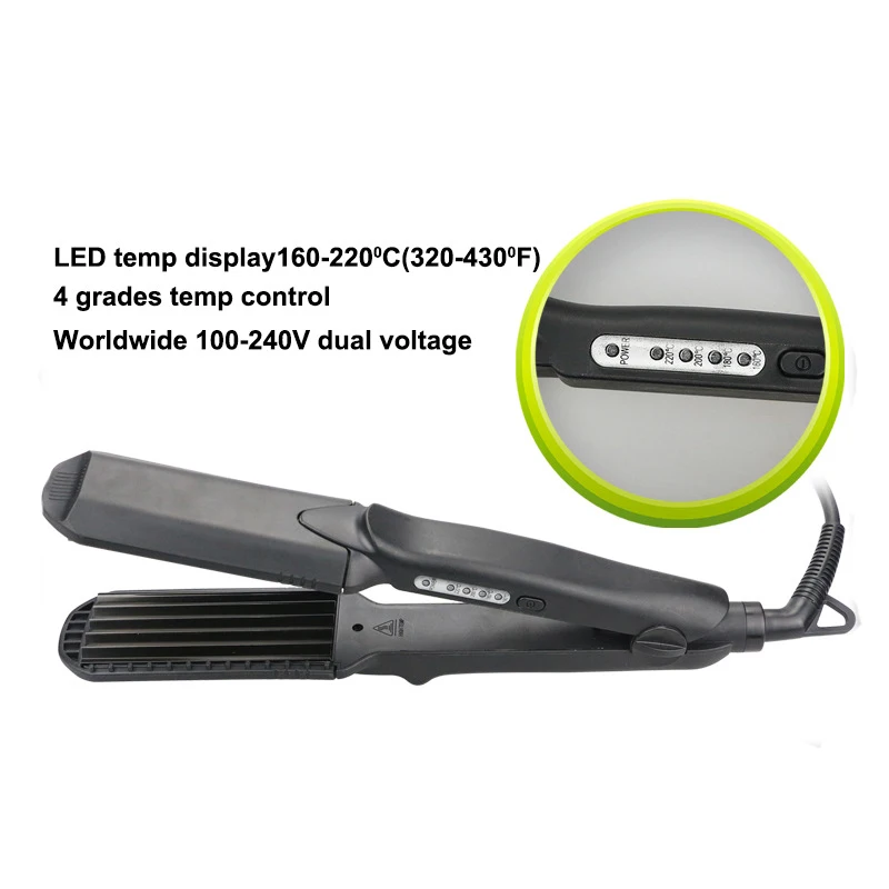4 в 1 щипцы для завивки волос отрицательные ионы выпрямитель Сменные пластины