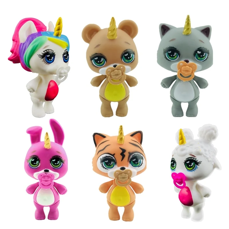 Lanyitoys, новинка, мягкие, 6 милых стилей, 3,5 дюймов, poopsie, мягкие игрушки