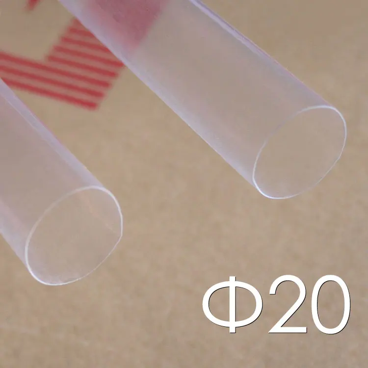 

ID 11.5mm Heat Shrink Tubing 1.7:1 Ratio PTFE Insulation High Temperature Translucent Clear Flame Retardant RoHS 0.5~40mm