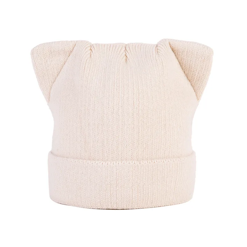 

YQYXCY Women Winter Beanie Hat Female Russian Warm Soft Knitted Cap Women's Cat Beanies Ear Flaps Hat Lady Skullies Touca Bonnet