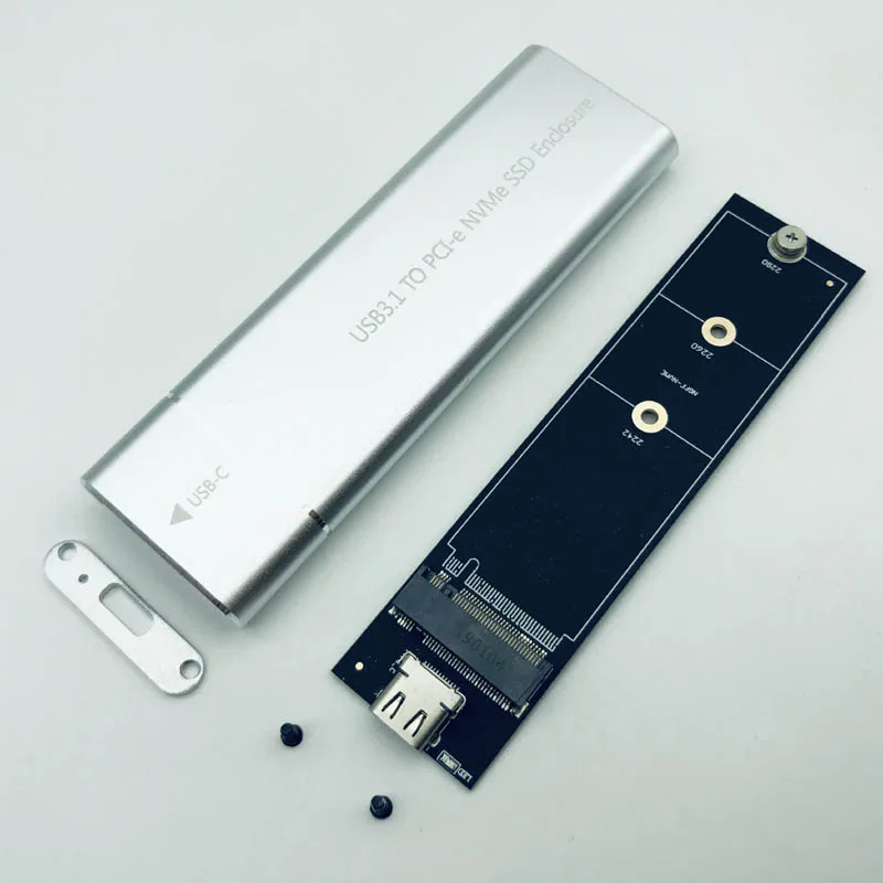 H1111Z корпус для жесткого диска M.2 NVME SSD чехол/коробка HD USB C адаптер чехол футляр M2 Type