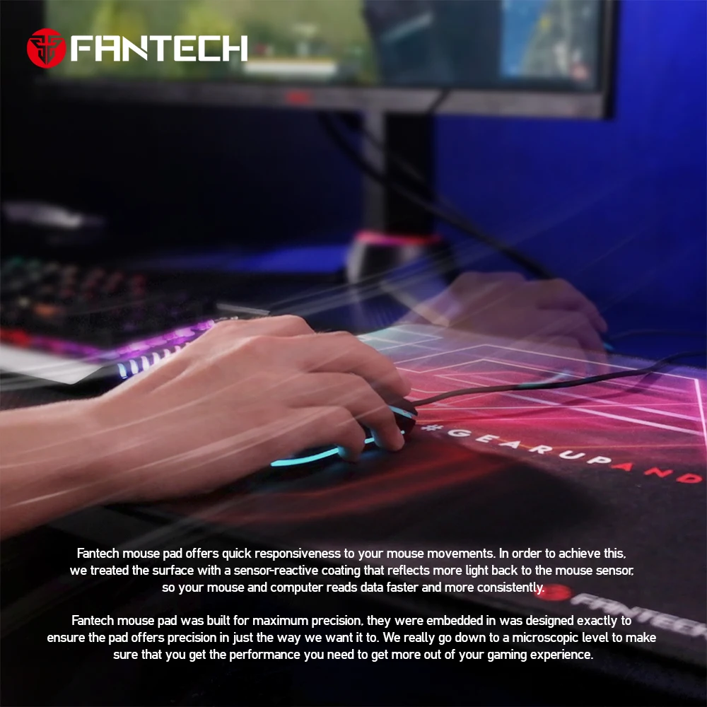 FANTECH скоростной компьютерный коврик для мыши MP452 45x40x0 04 см Коврик ПК