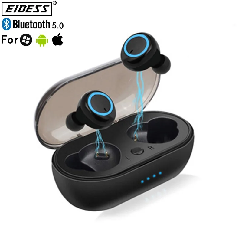 

Беспроводные наушники tws, Bluetooth 5,0, спортивные наушники-вкладыши, гарнитура с микрофоном, зарядная коробка, наушники для всех смартфонов