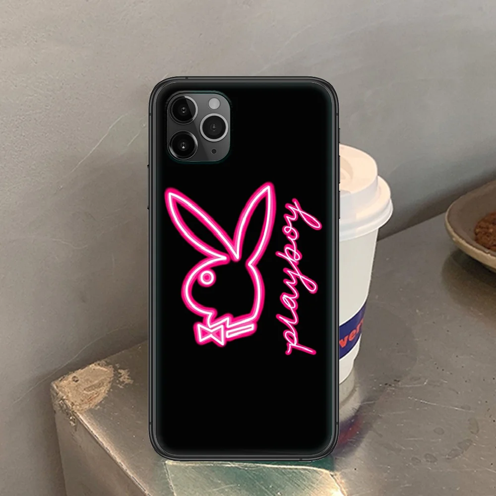 

Brand Playboys Fashion Phone Case Cover Hull For iphone 5 5s se 2 6 6s 7 8 12 mini plus X XS XR 11 PRO MAX black art waterproof