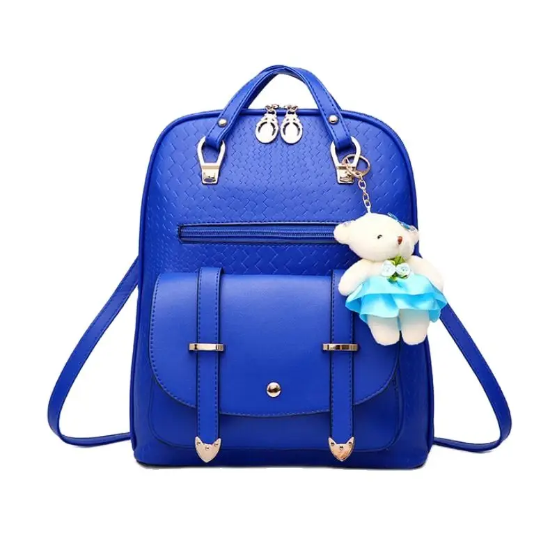 Новый разноцветный женский рюкзак из искусственной кожи школьные ранцы для