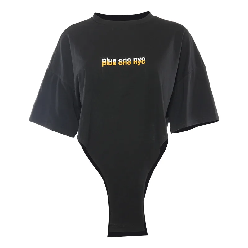 

Women's Oversized T-Shirts With Short Sleeve Y2k Letter Print Irregular Tops Streetwear 2021 Basic Tees Female Harajuku Cut Out