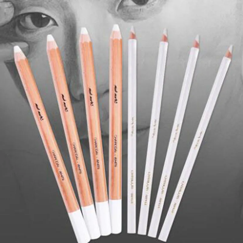 2/3 шт. белый глянцевый карандаш из карбона с высоким содержанием углерода грубая