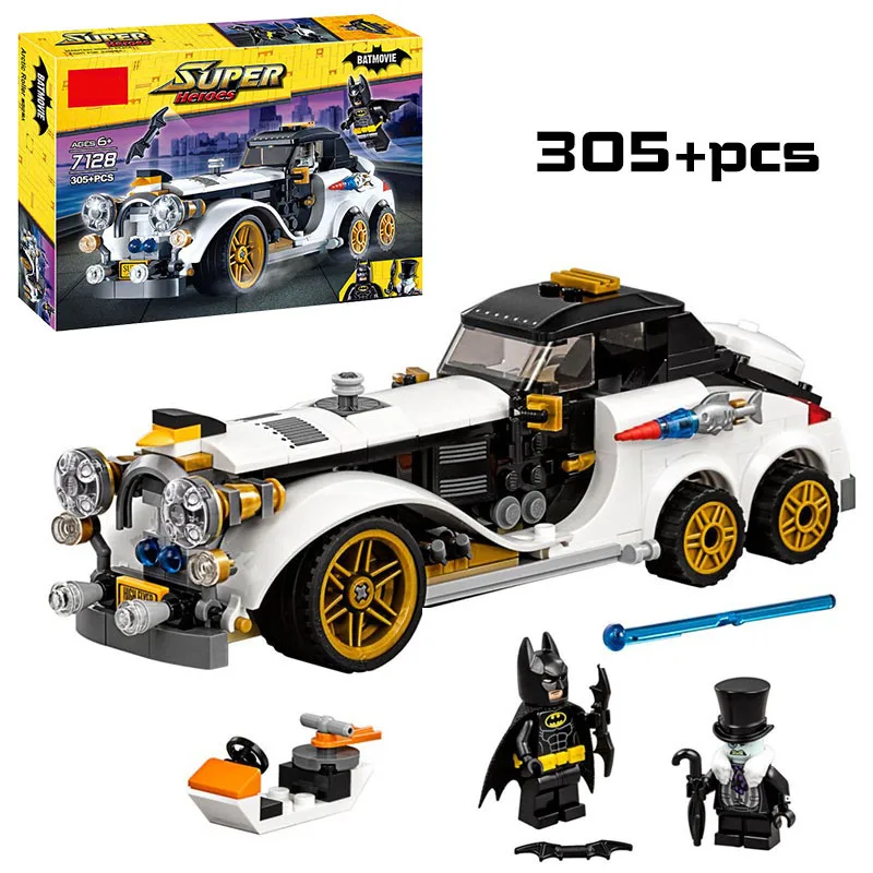 Супергерой Бэтмен и Джокер летучая мышь Legoed модель строительные блоки для детей