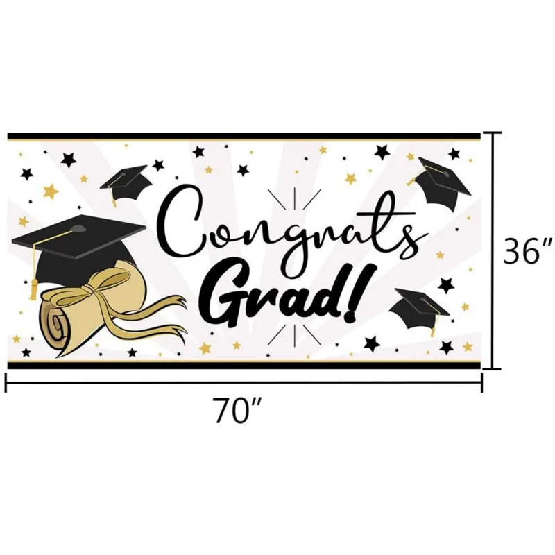

Graduation Season Party Background Banner 2021 Hot Style Graduation Season Banner Graduation Party Decoration 2021 New