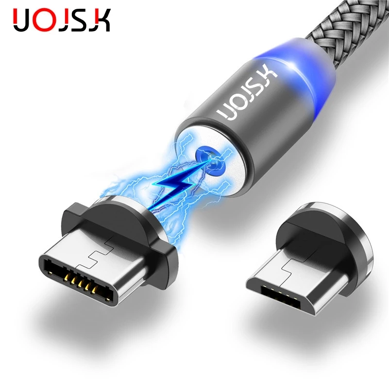 UOJSJK Магнитный usb кабель для быстрой зарядки Тип USB C магнит Зарядное устройство и