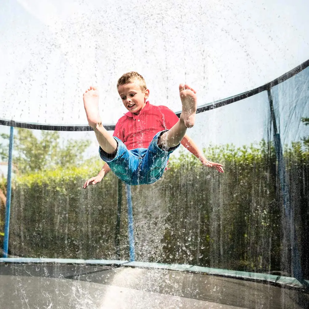 

Trampoline Sprinkler Water Games Toy Sprayer Backyard Water Park Accessories Feet Game Summer Water Sprinkler Outdoor Garden