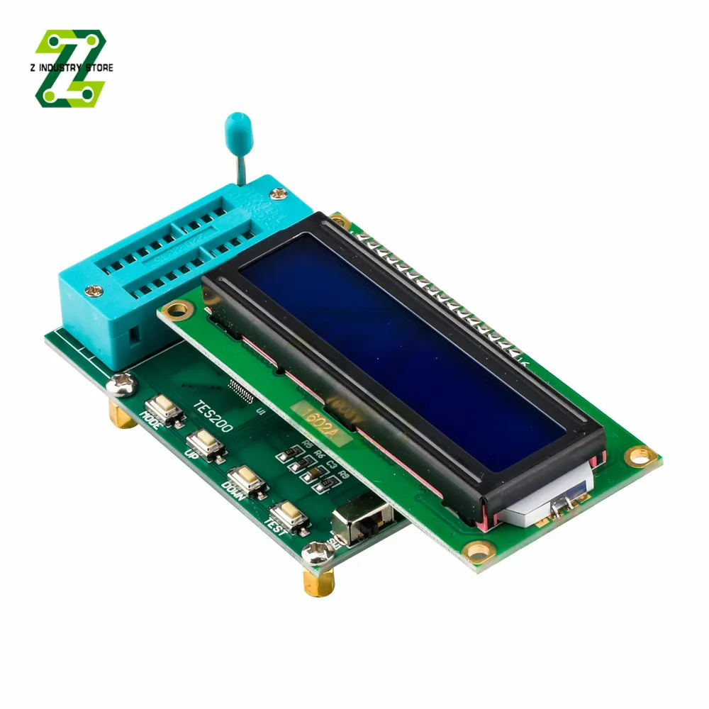 

Цифровой тестер IC TES200, тестер 74 серии 40 серий IC для логических ворот, для проверки интегральной схемы