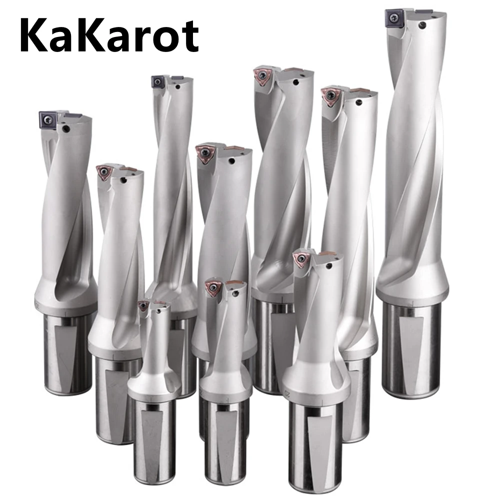 

KaKarot WC Series Drill Bites Metal Drill Bites Inser Drill 13mm-50mm Depth 2D 3D 4D 5D Indexable U Drill Machinery,Lathes,CNC