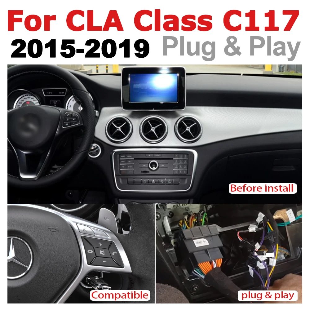 Автомобильный Android радио GPS мультимедийный плеер для Mercedes Benz CLA Class C117 2015 2016 2017 2018