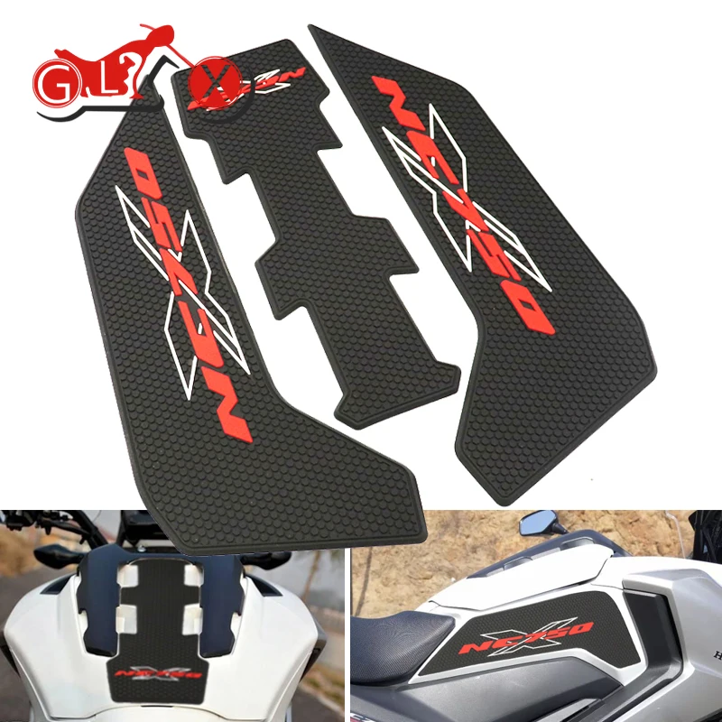

Motorcycle Accessories for Honda NC750X NC 750X NC 750 X 2018 2019 2020 Gas Fuel Tank Side Pad Rubber Protector Stickers Decals