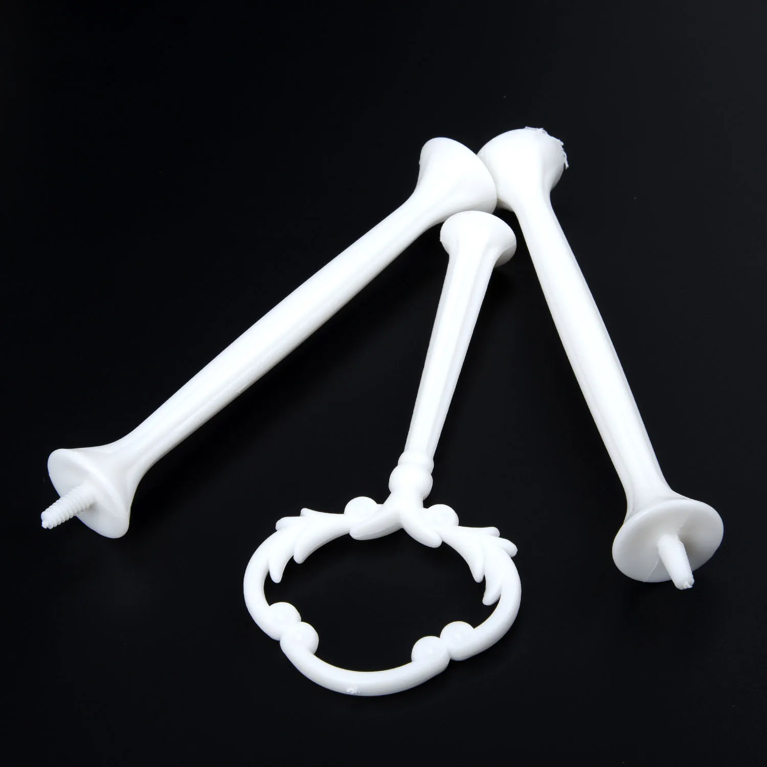 Трехуровневый подстаканник для торта тарелка поднос конфет и десертов держатель