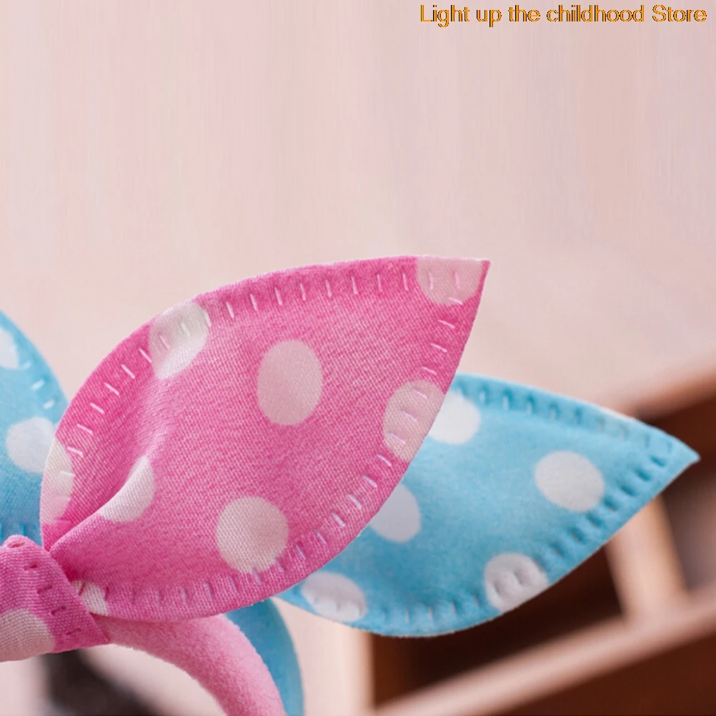 

10pcs Girls Hair Accessories Rabbit Ears Hair Band Children Kids Hair Accessories Scrunchies Elastic Hair Accessories for Women