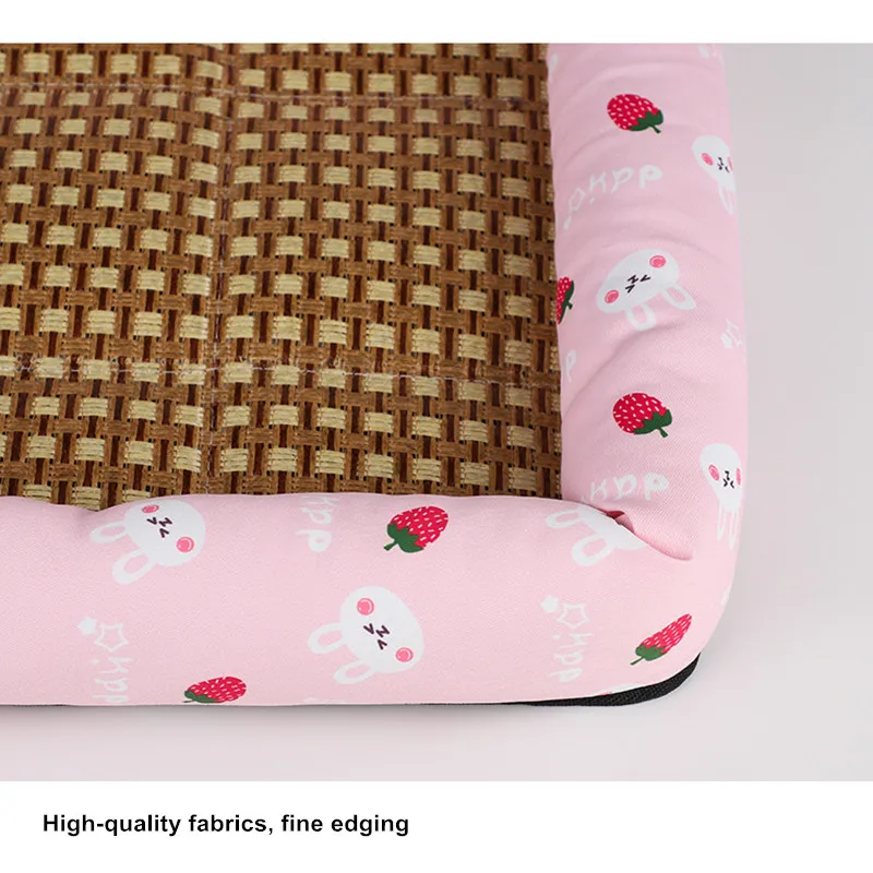 

Summer Mat Cat Litter Kennel Summer Mat Bed Cat Mat Four Seasons Square Breathable Pet Supplies Small Kennel Cat Kennel