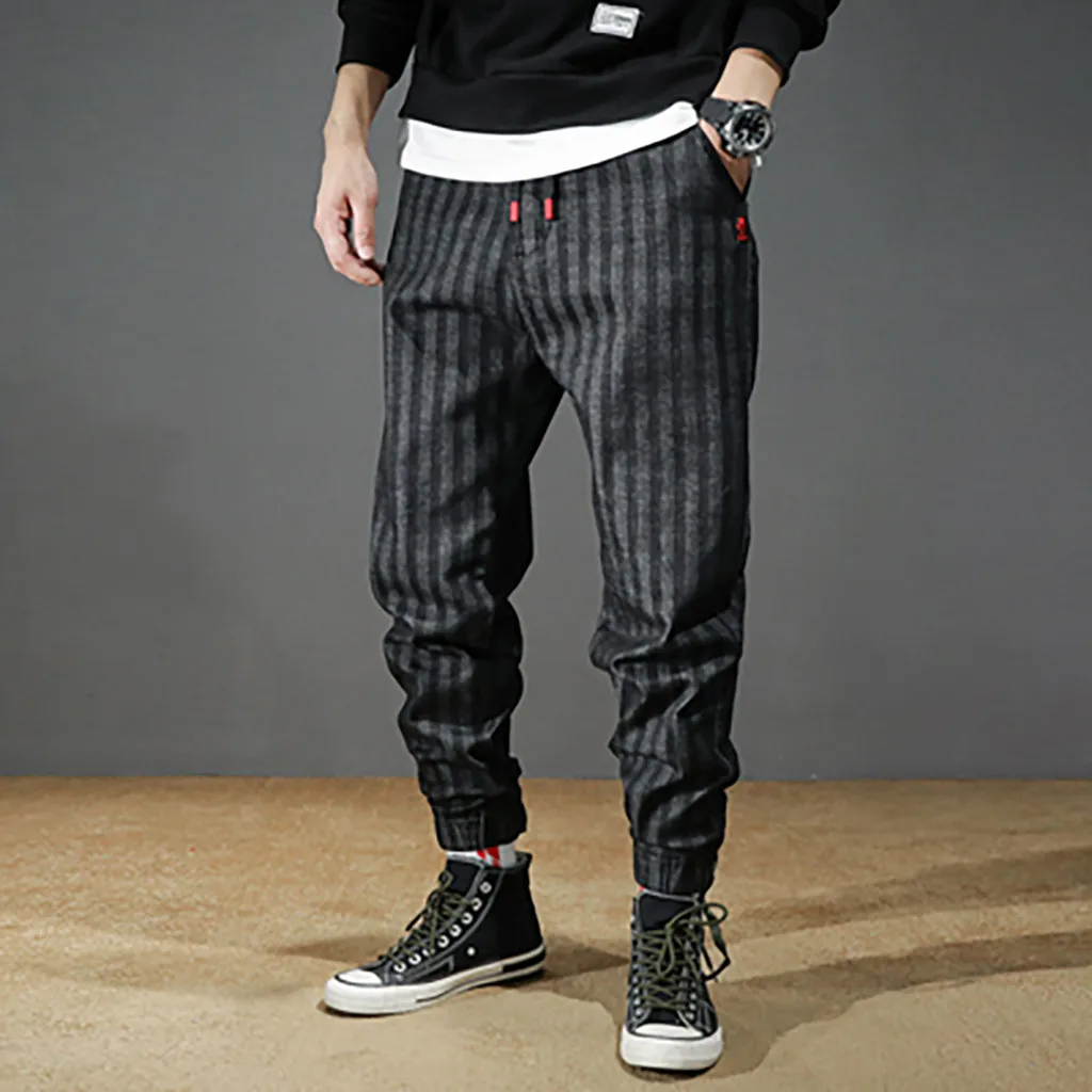 Мужские новые модные повседневные штаны на открытом воздухе с карманами со