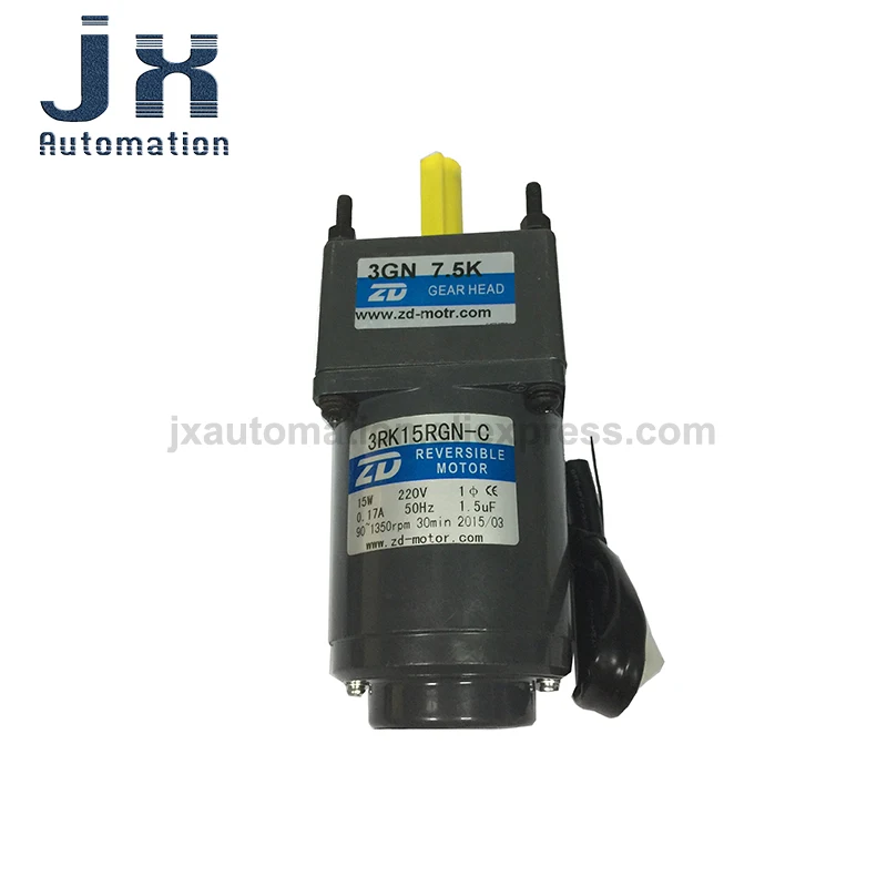 15W 220V ZD Speed Damping Motor 3RK15RGN-C-3GN18K Reversible for Scraper Machine | Обустройство дома