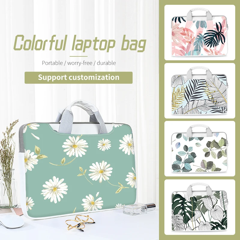

Laptop Bag PU Computer Case Multi Purpose DIY Laptop Shoulder Hand Bag 12 13 14 15.6 17.3 inch for Macbook/HP/Lenovo/Acer/ASUS