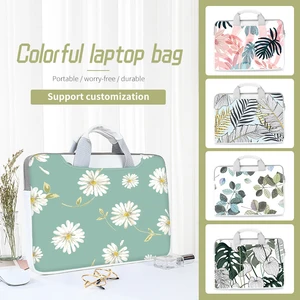 laptop bag pu computer case multi purpose diy laptop shoulder hand bag 12 13 14 15 6 17 3 inch for macbookhplenovoacerasus free global shipping