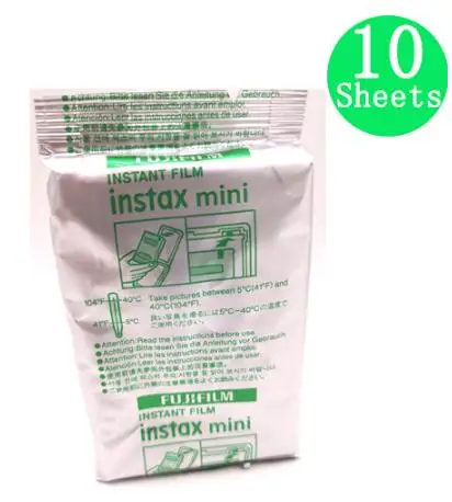 10sheets white Fujifilm 10 листов Микки Алиса Винни Мультфильм мгновенная фотобумага пленка для Fuji Instax Mini 8 9 70 7s 50s 50i 90 25 Share SP-1 - Цвет: 10sheets white