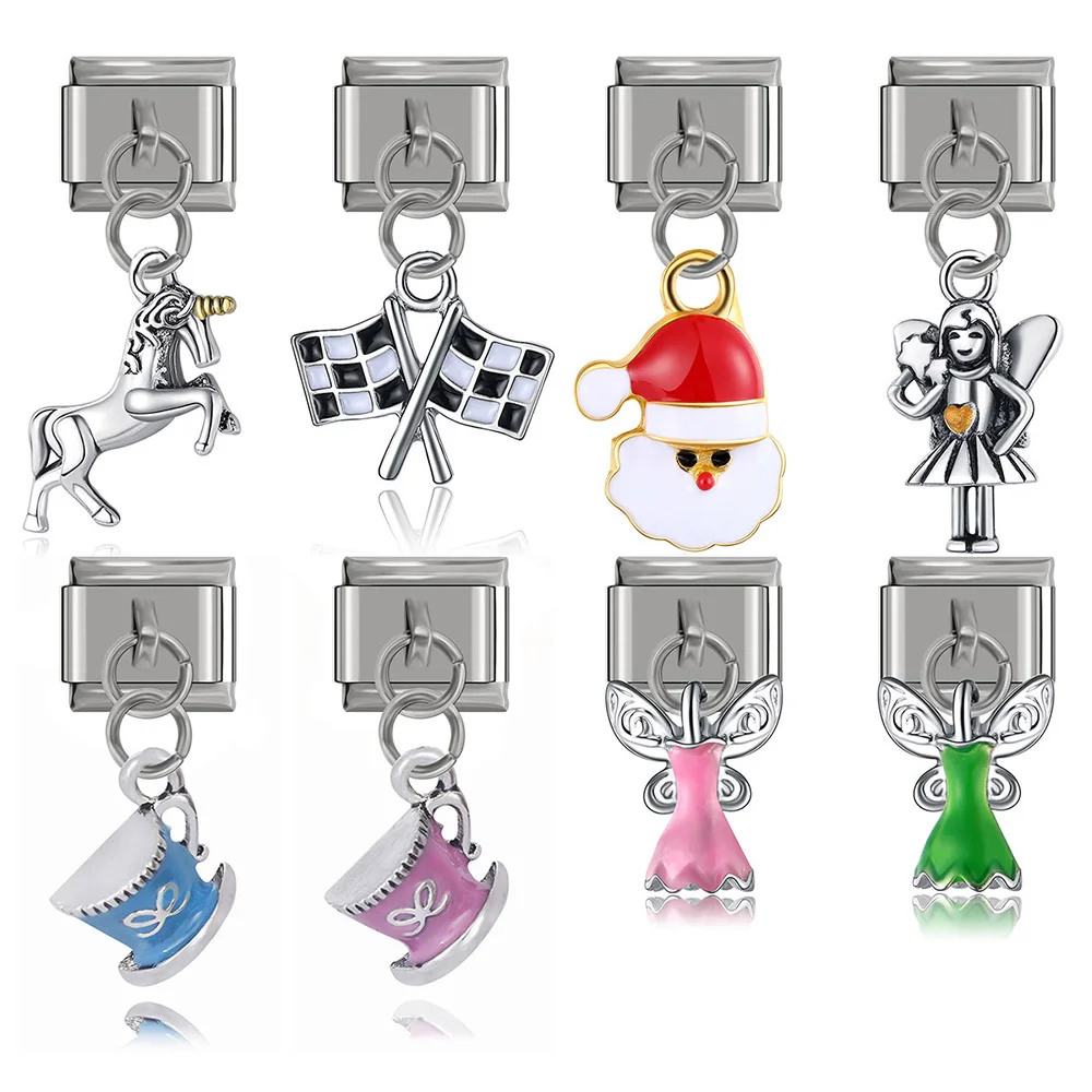 Оригинальный браслет Hapiship 9 мм в ширину с чашей ангела ромашки и единорога