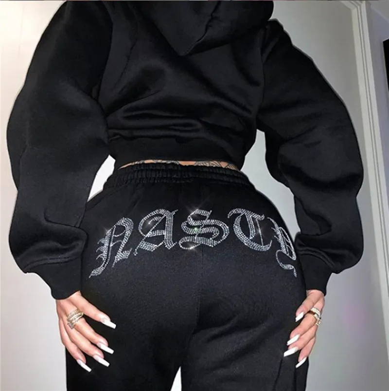 Спортивный костюм женский из 2 предметов толстовка с капюшоном в стиле оверсайз