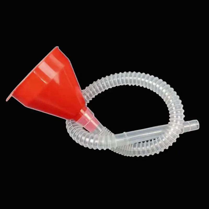 

652F Car Refueling Funnel Detachable Hose Gasoline Engine Oil Additive Motorcycle Farm Machine Use Convenient Anti-leakage
