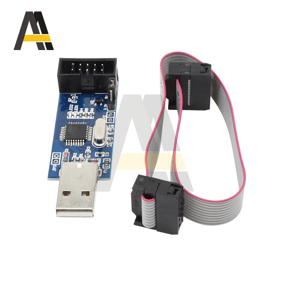 Программатор USBASP USBISP AVR модуль загрузки 3 В 5 в ATMEGA8 ATMEGA128 поддержка Win7 64 бит 10