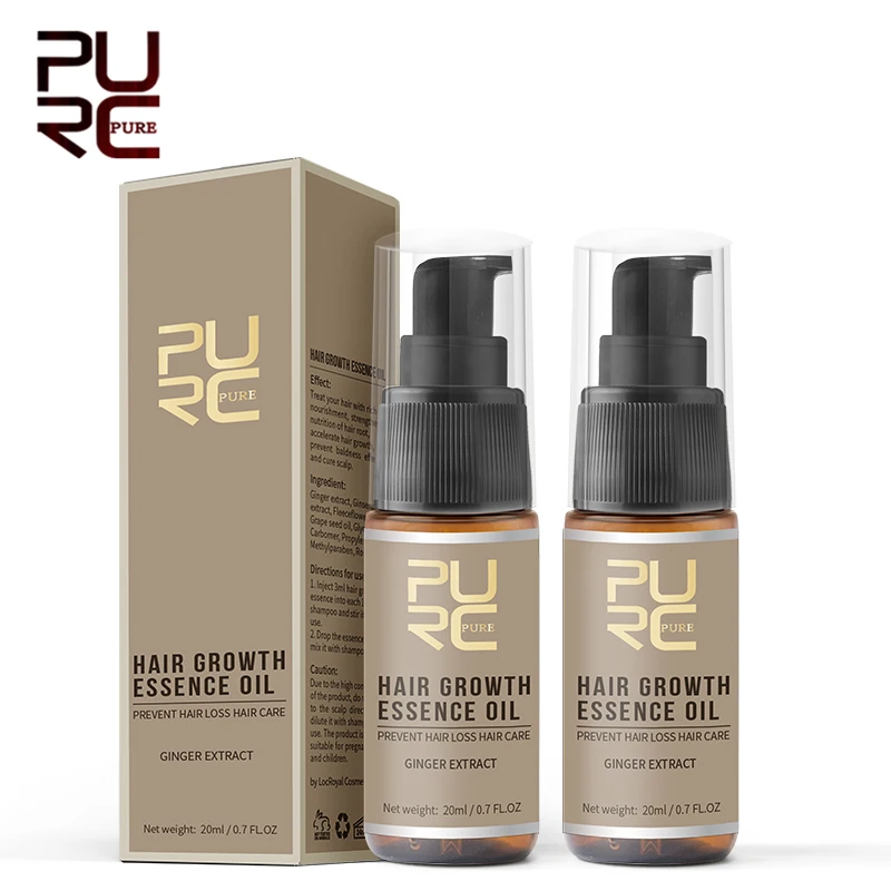 PURC 20 мл экстракт имбиря эфирное масло для роста волос волосы Скорость