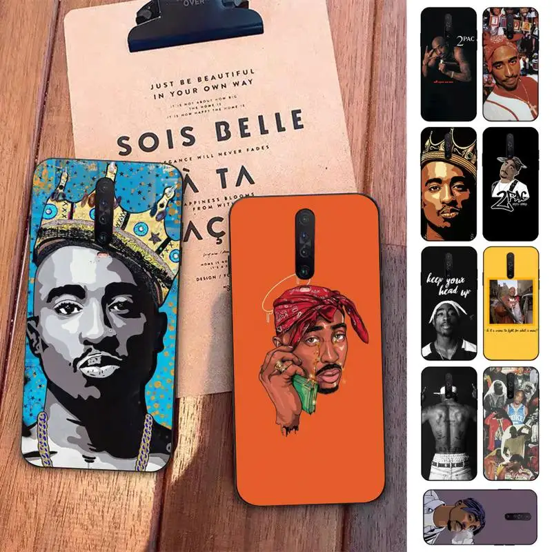 

Rapper 2pac singer Tupac Phone Case for Redmi 5 6 7 8 9 A 5plus K20 4X S2 GO 6 K30 pro